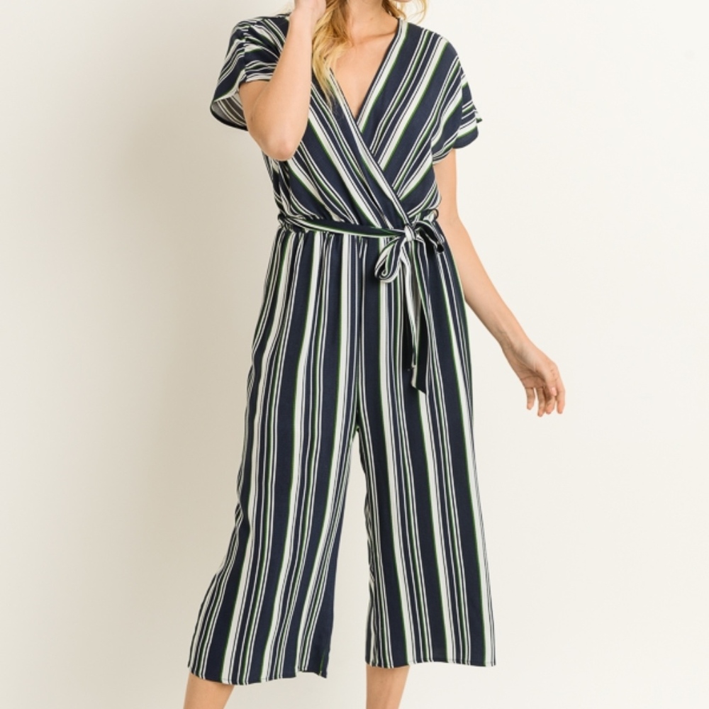 Striped Jumpsuit